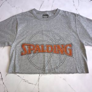 Spalding Basketball Cropped T-Shirt